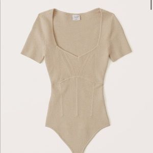 Corset-Inspired Short Sleeve Bodysuit
